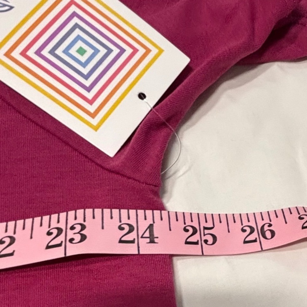 LuLaRoe Womens Top Size 3XL Perfect T Magenta Pink Tunic Short Sleeve NWT USA - Picture 4 of 4